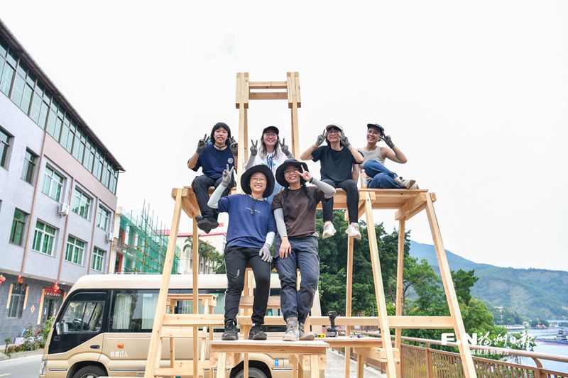 海峡两岸大学生实体建构大赛落幕 铭传大学作品《山岳之渝》摘得金奖