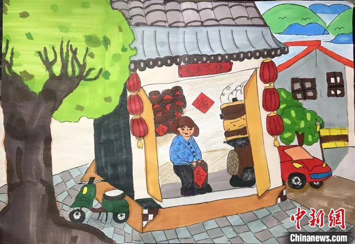 台胞三姐弟用画笔勾勒乡愁