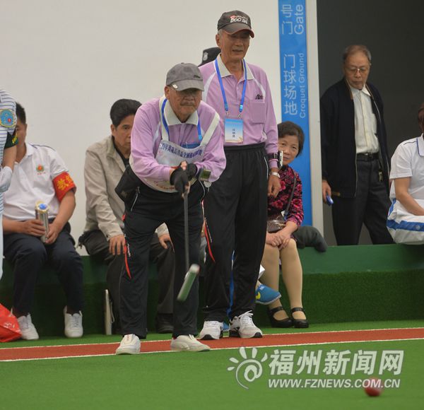 福州市举办海峡两岸门球邀请赛　共40支队伍参加
