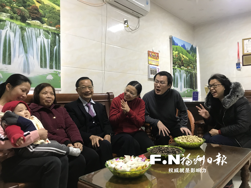 台胞三代齐聚榕城过年